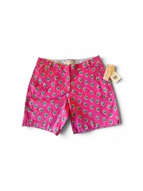 New Crown & Ivy Caroline 7” inseam Floral Pink Shorts
